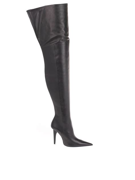 balenciaga thigh high boots replica|balenciaga high heel boots.